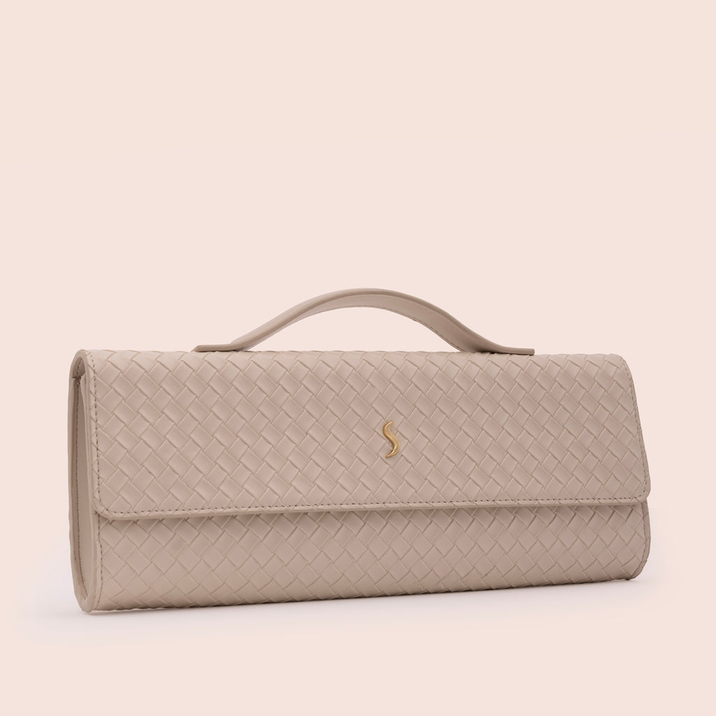 AURELIA CLUTCH - PEARL
