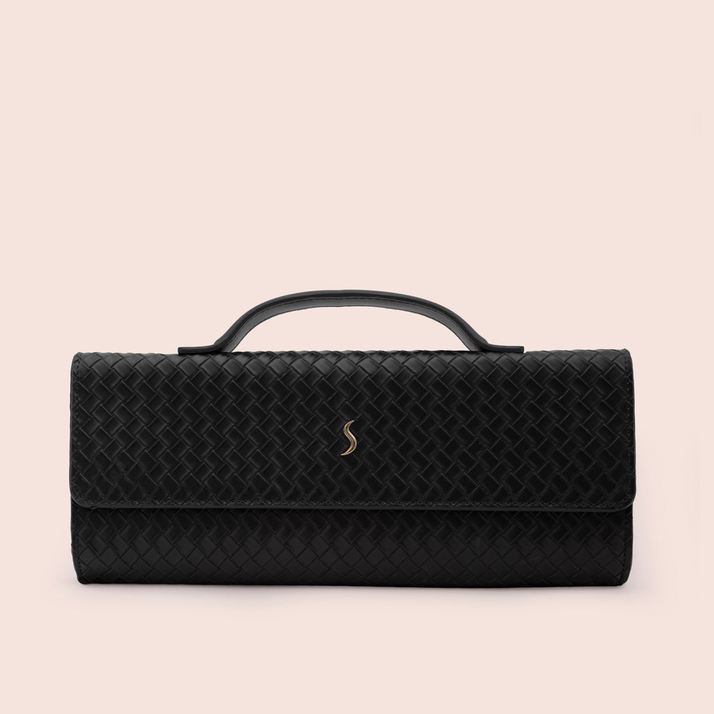 AURELIA CLUTCH - NOIR BLACK