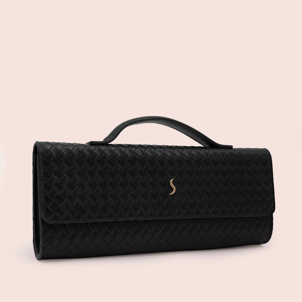 AURELIA CLUTCH - NOIR BLACK