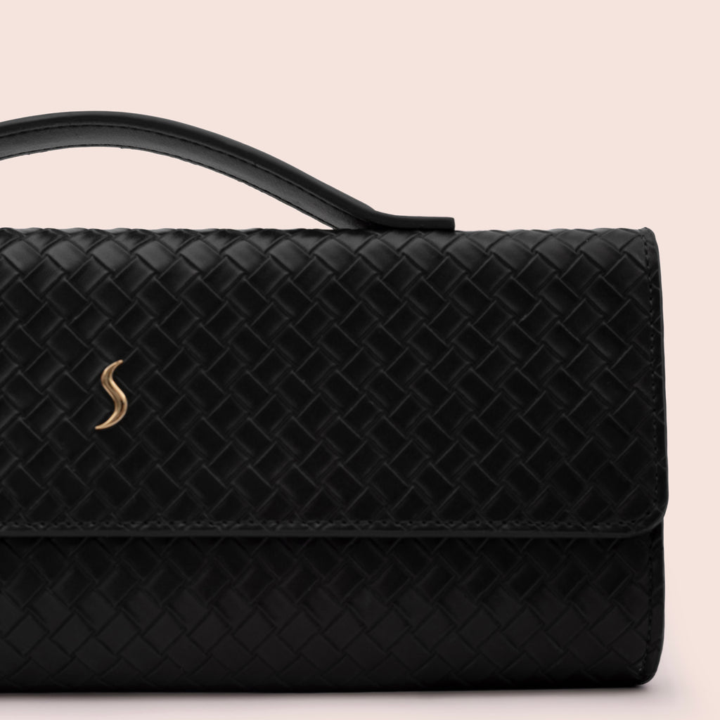 AURELIA CLUTCH - NOIR BLACK