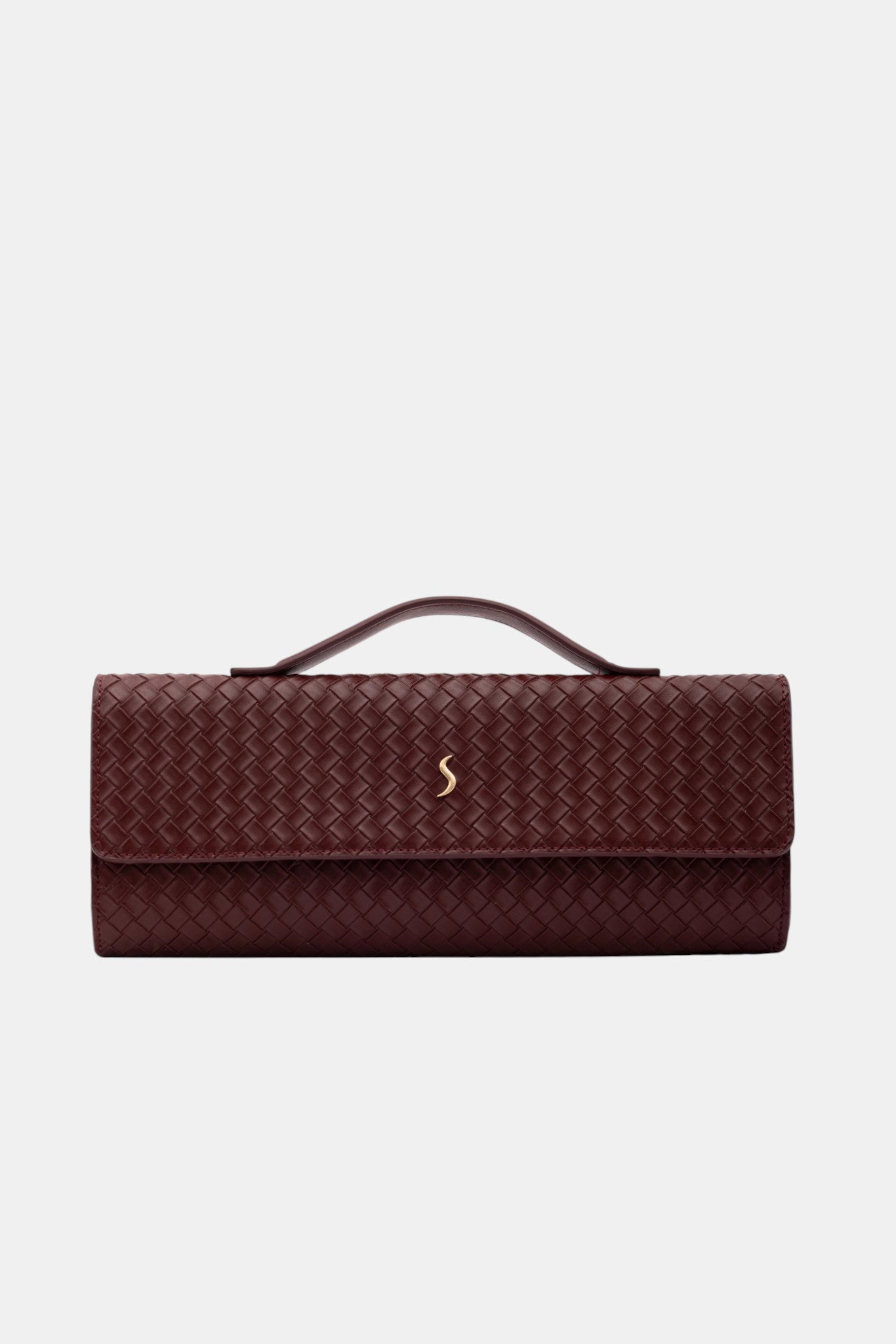 AURELIA CLUTCH - BURGUNDY
