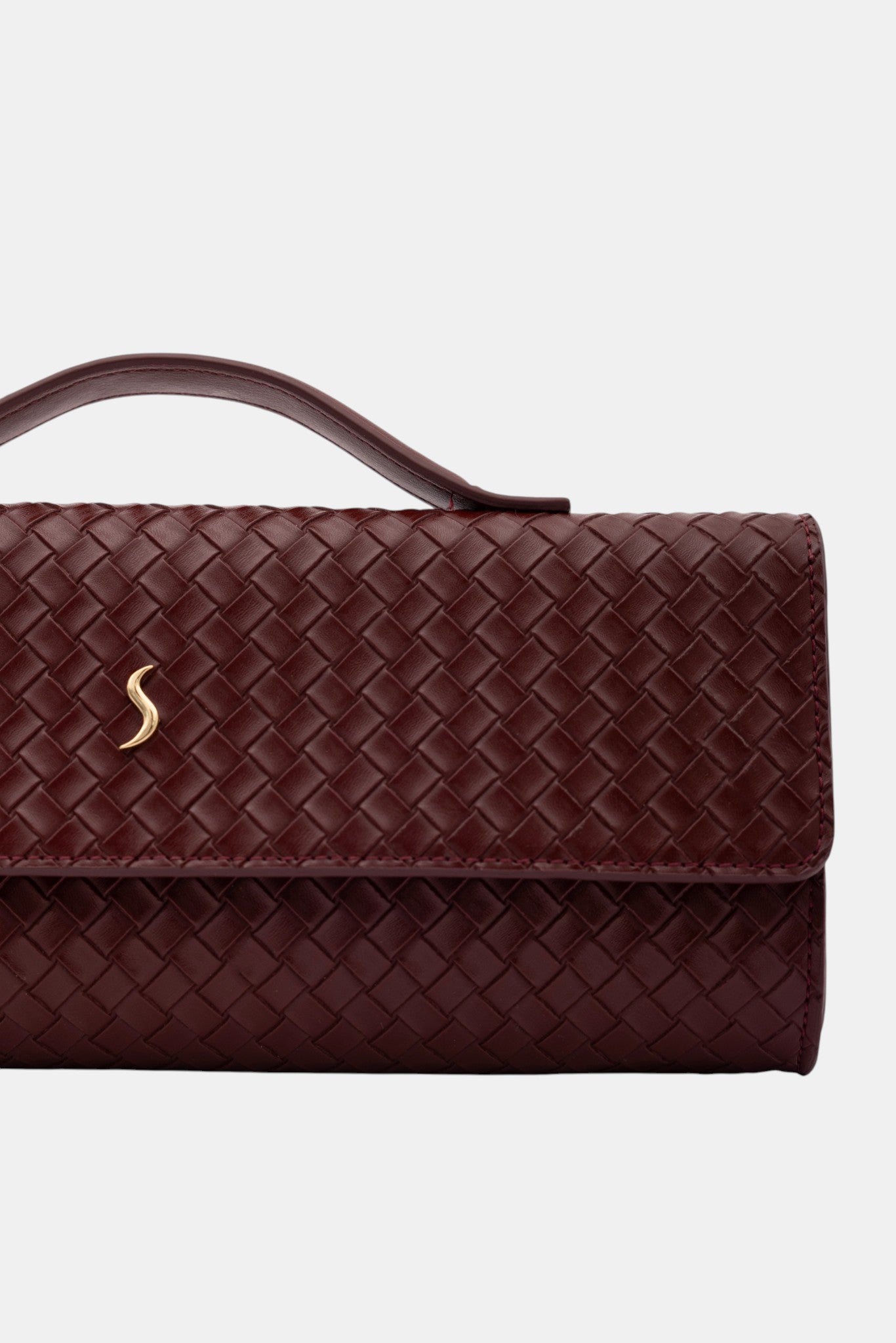 AURELIA CLUTCH - BURGUNDY