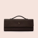 AURELIA CLUTCH - ESPRESSO