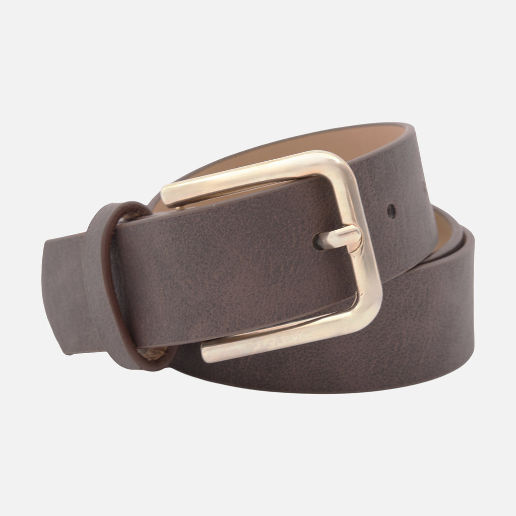 Women's Classic Style Leather Belt – Metal Buckle