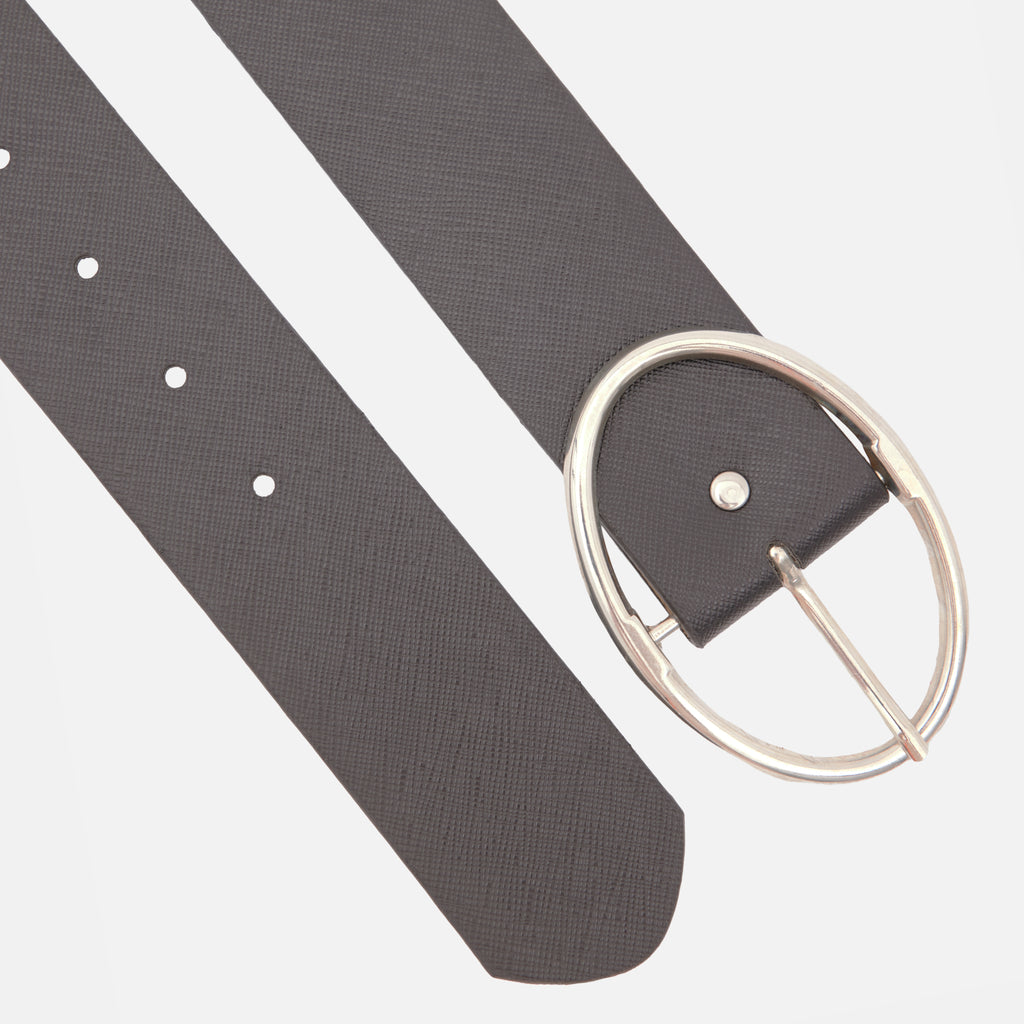 Women's Oval Buckle Wide Belt