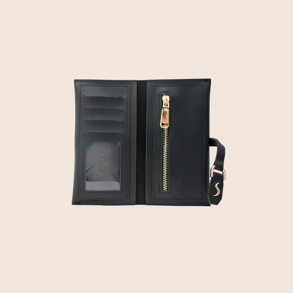 VALORA SLIM WALLET - NOIR BLACK
