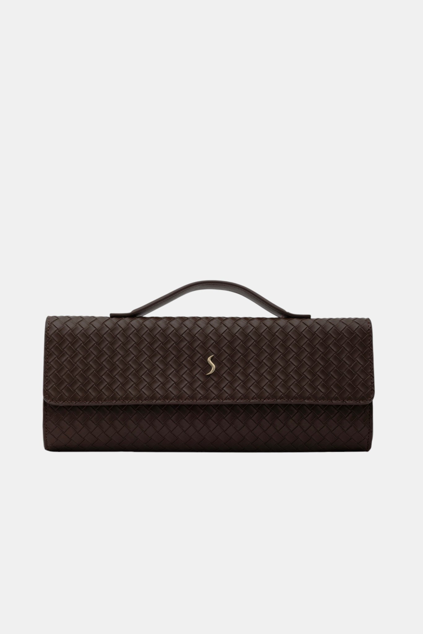 AURELIA CLUTCH - ESPRESSO