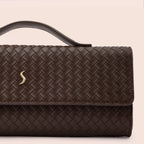 AURELIA CLUTCH - ESPRESSO