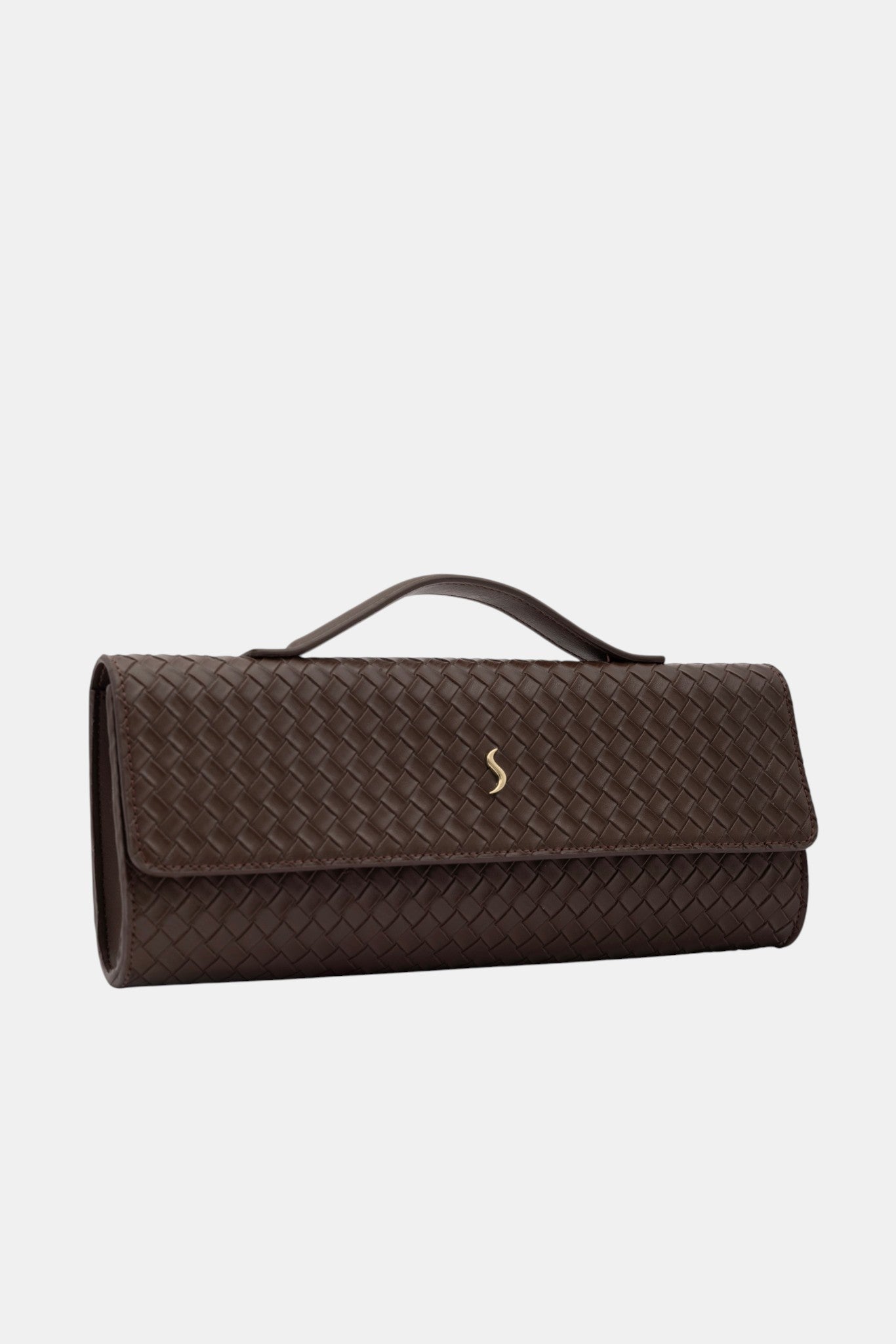 AURELIA CLUTCH - ESPRESSO