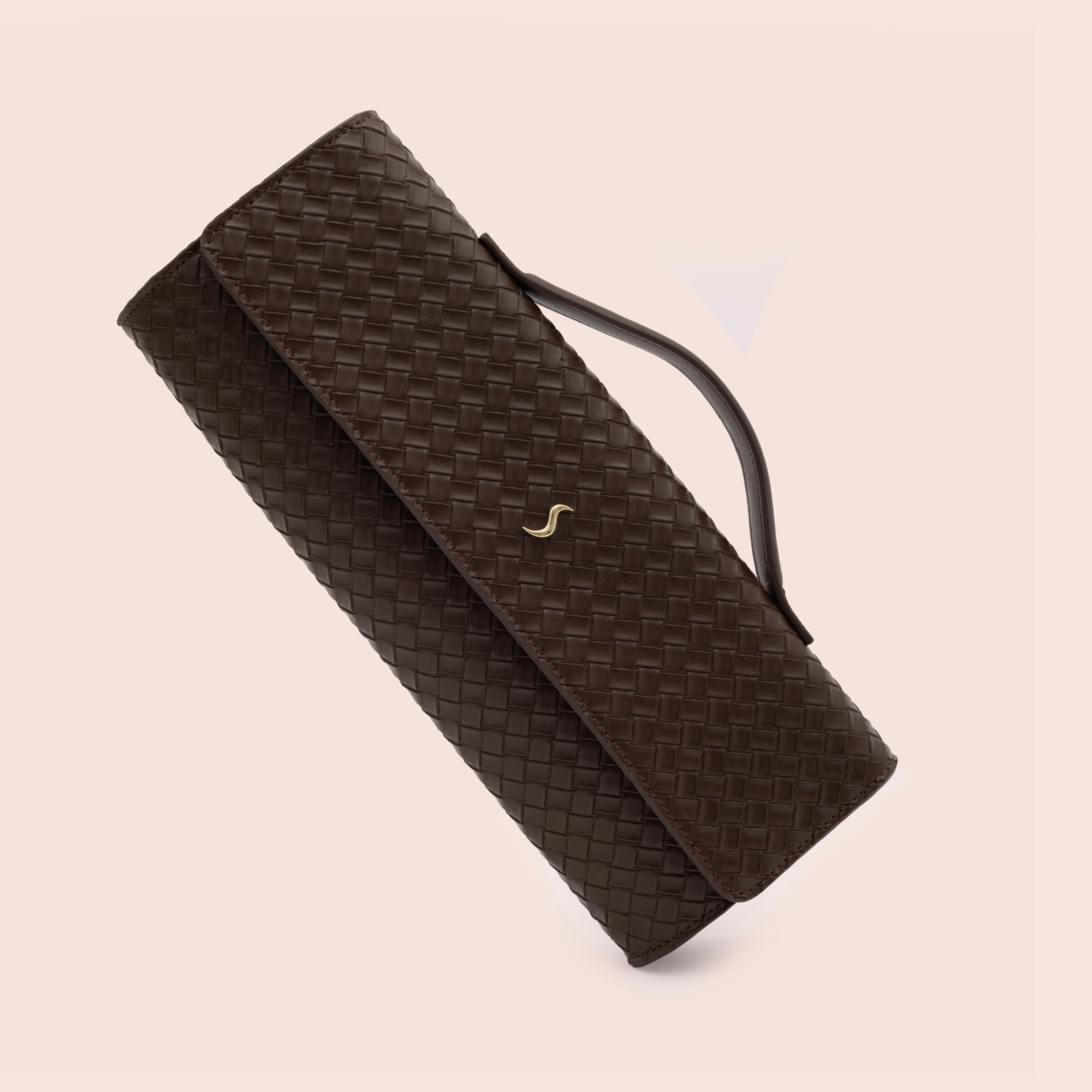 AURELIA CLUTCH - ESPRESSO