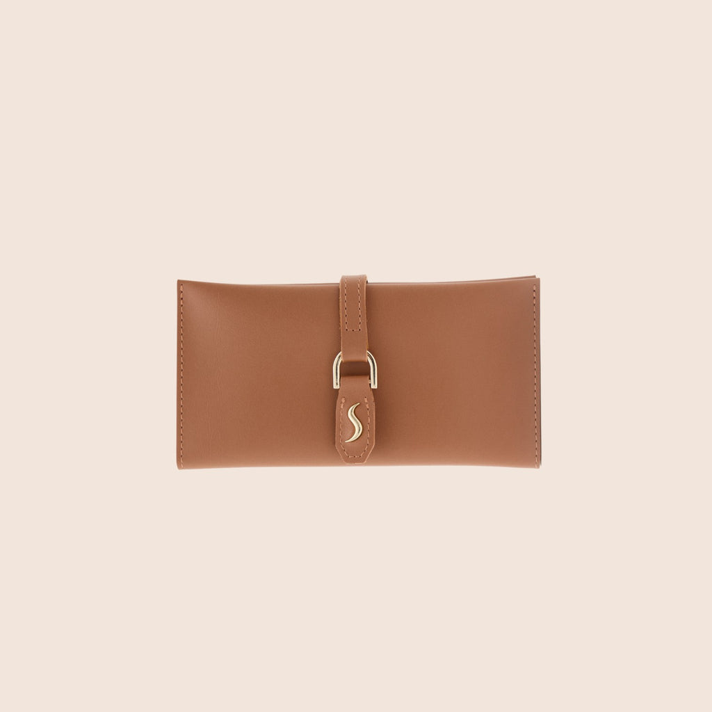 VALORA SLIM WALLET - COGNAC BROWN