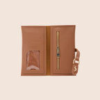 VALORA SLIM WALLET - COGNAC BROWN