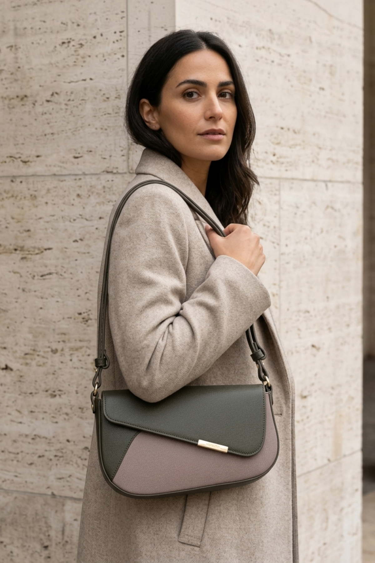 ALORA - SAND / OLIVE