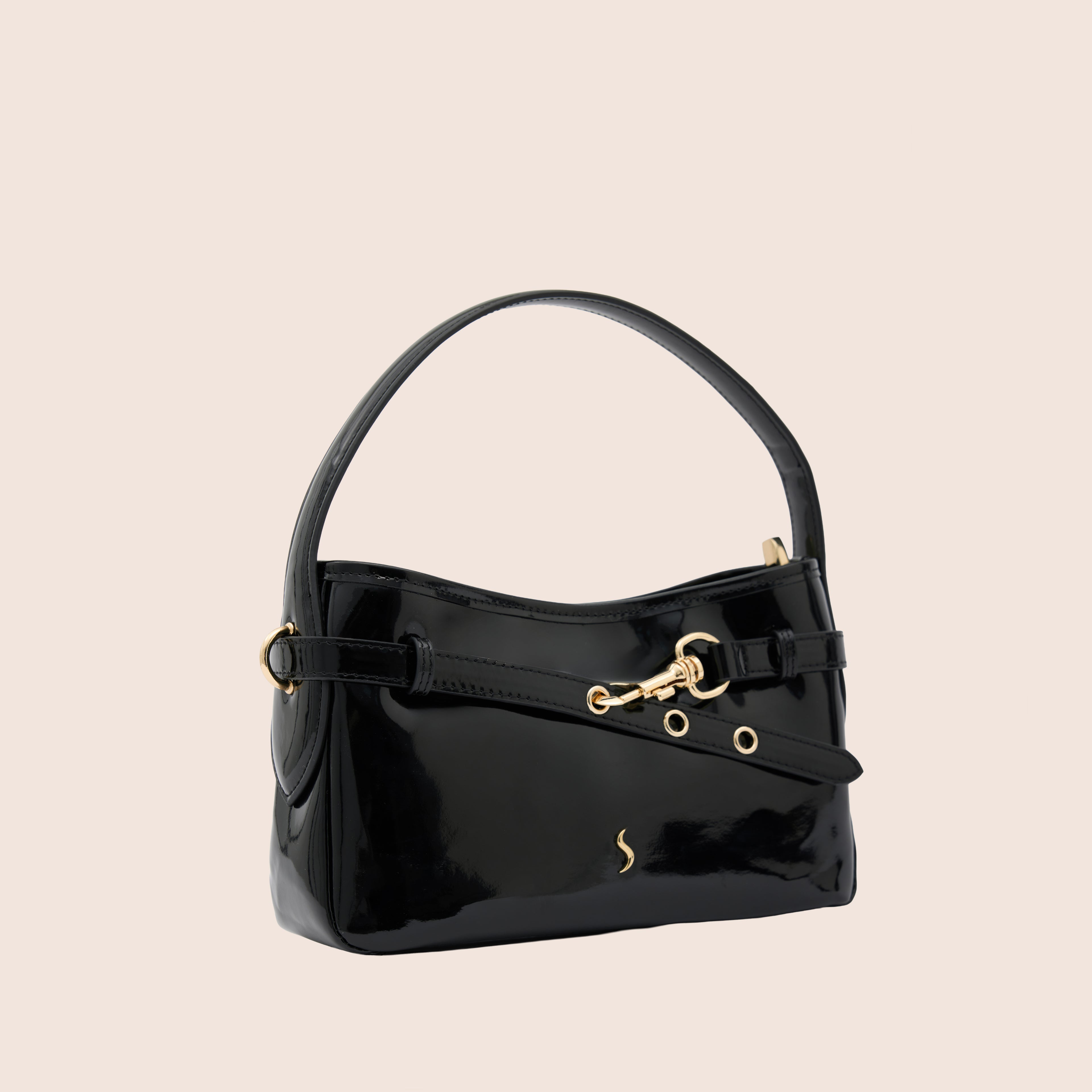 SERENA - ONYX PATENT - SANTINI SANTINI Çanta Siyah