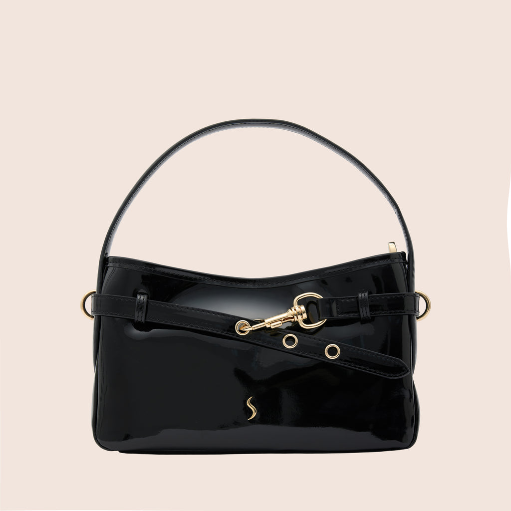 SERENA - ONYX PATENT - SANTINI SANTINI Çanta Siyah