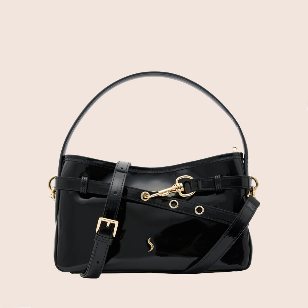 SERENA - ONYX PATENT - SANTINI SANTINI Çanta Siyah