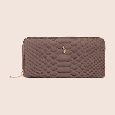 AURORA WALLET – ANACONDA / TAUPE