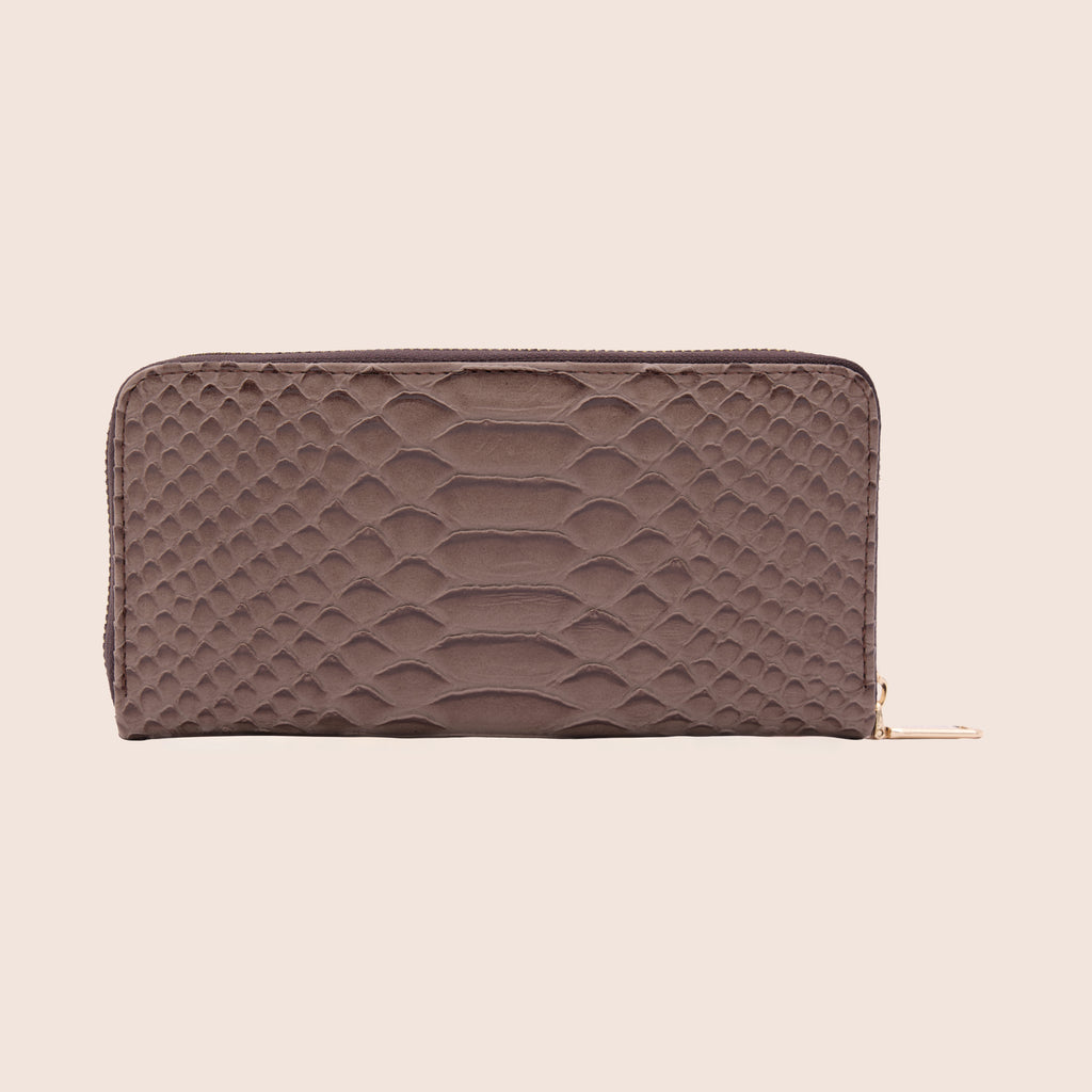 AURORA WALLET – ANACONDA / TAUPE