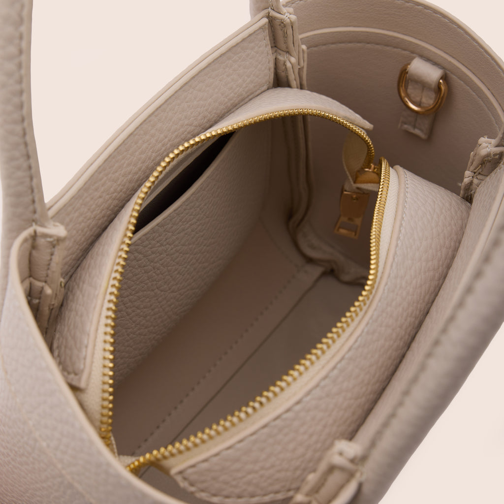 MIRAE LARGE - IVORY CREAM - SANTINI SANTINI Çanta Krem