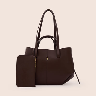 ELENOR LARGE - MOCHA BROWN