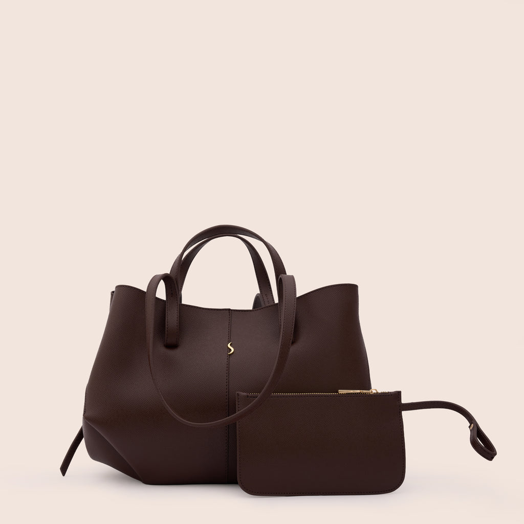 ELENOR LARGE - MOCHA BROWN