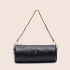 SOLERA QUILTED BARREL - BLACK - SANTINI SANTINI Çanta Siyah