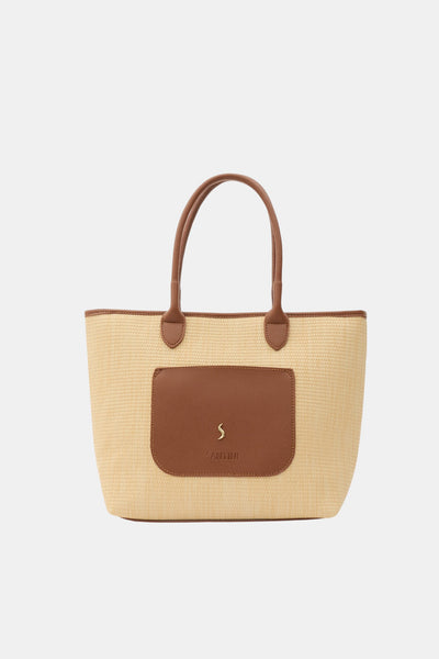 AVELINE TOTE - COGNAC
