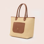 AVELINE TOTE - COGNAC