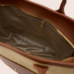 AVELINE TOTE - COGNAC