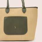 AVELINE TOTE - DEEP OLIVE