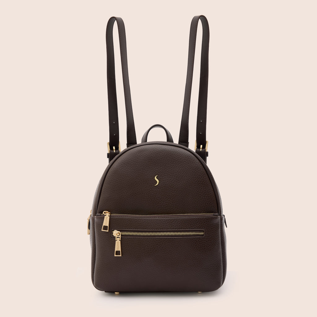 VELA BACKPACK - MOCHA BROWN - SANTINI SANTINI Çanta Kahverengi
