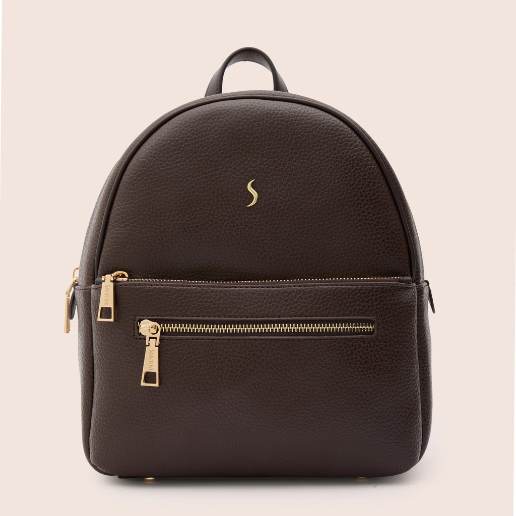 VELA BACKPACK - MOCHA BROWN - SANTINI SANTINI Çanta Kahverengi