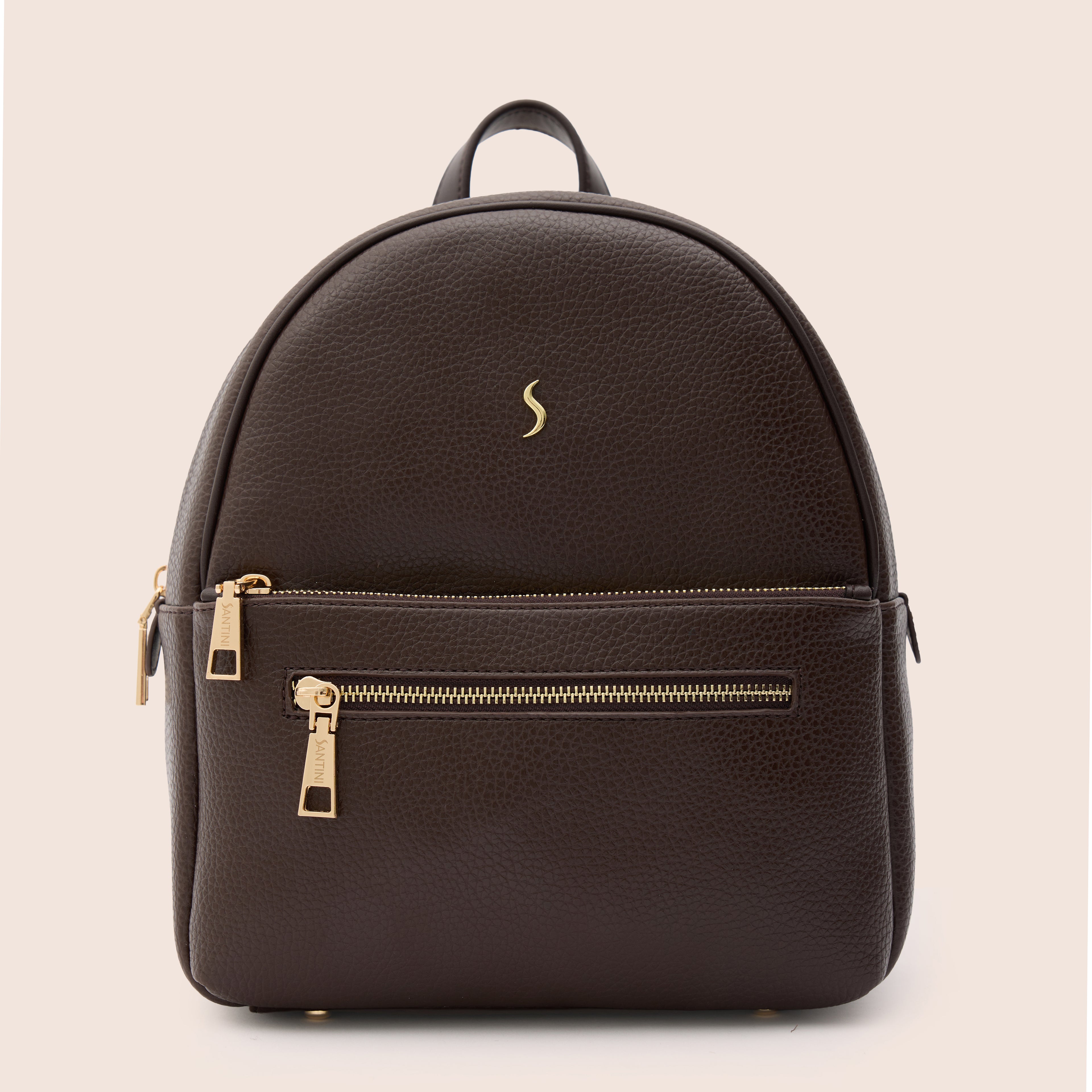 VELA BACKPACK - MOCHA BROWN - SANTINI SANTINI Çanta Kahverengi
