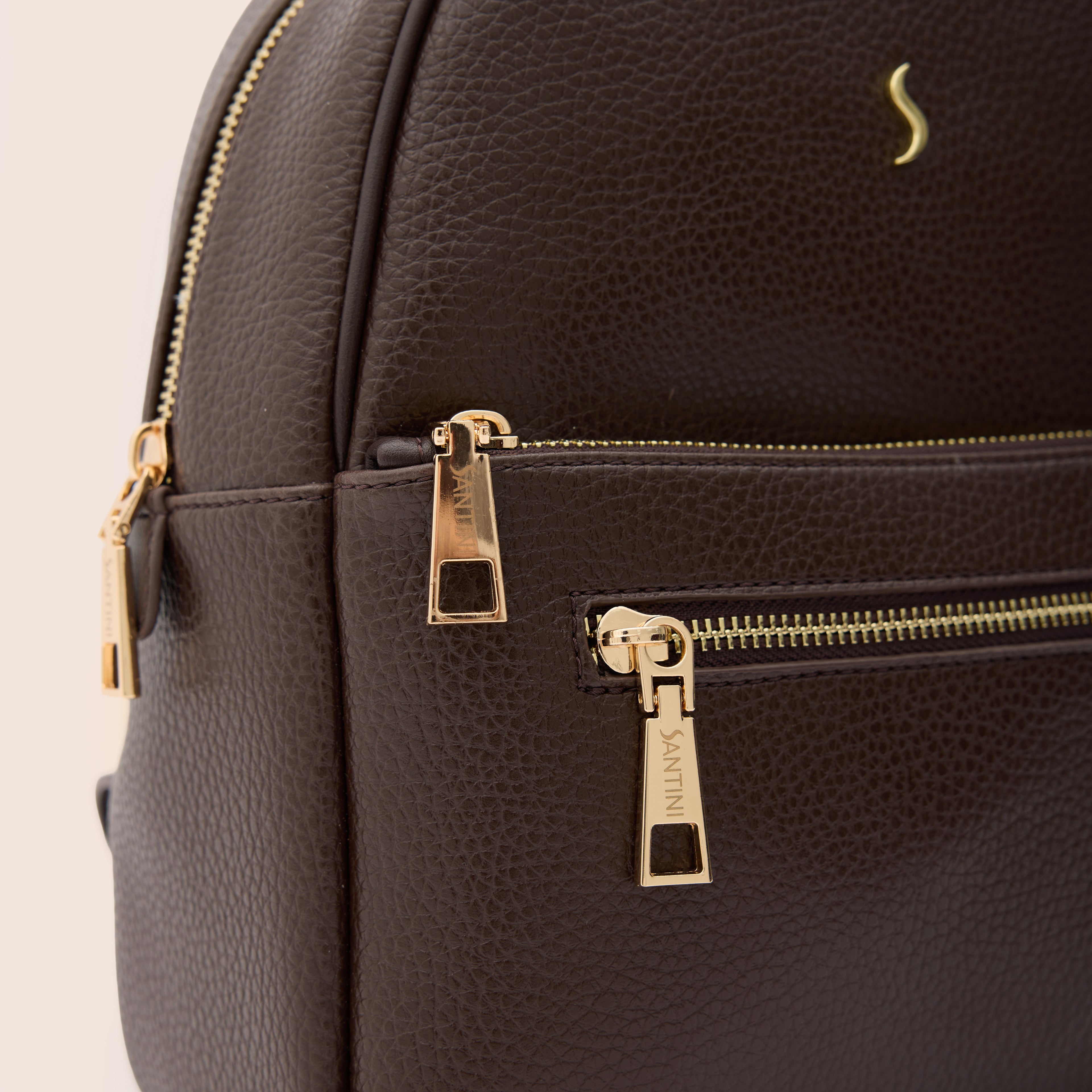 VELA BACKPACK - MOCHA BROWN - SANTINI SANTINI Çanta Kahverengi