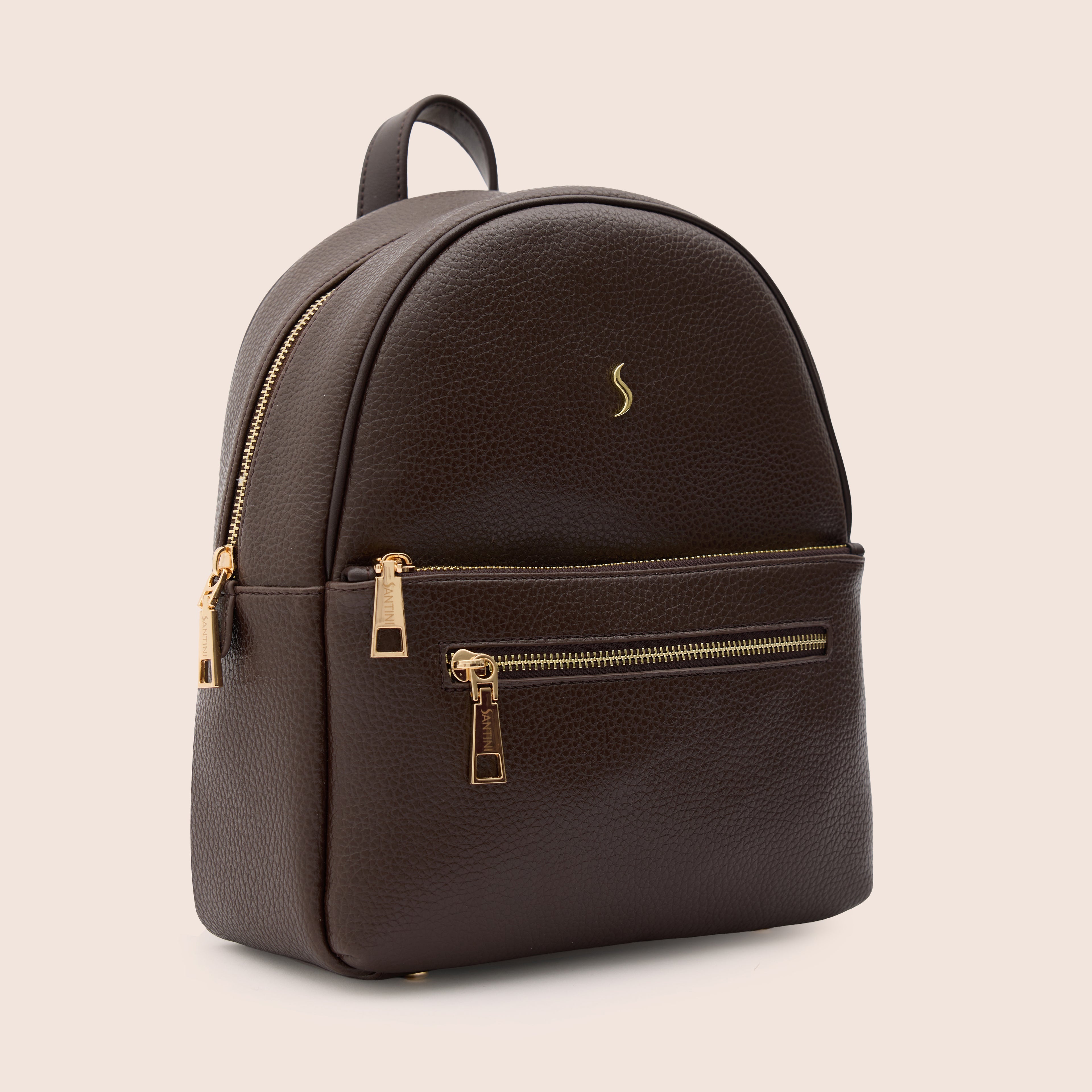 VELA BACKPACK - MOCHA BROWN - SANTINI SANTINI Çanta Kahverengi