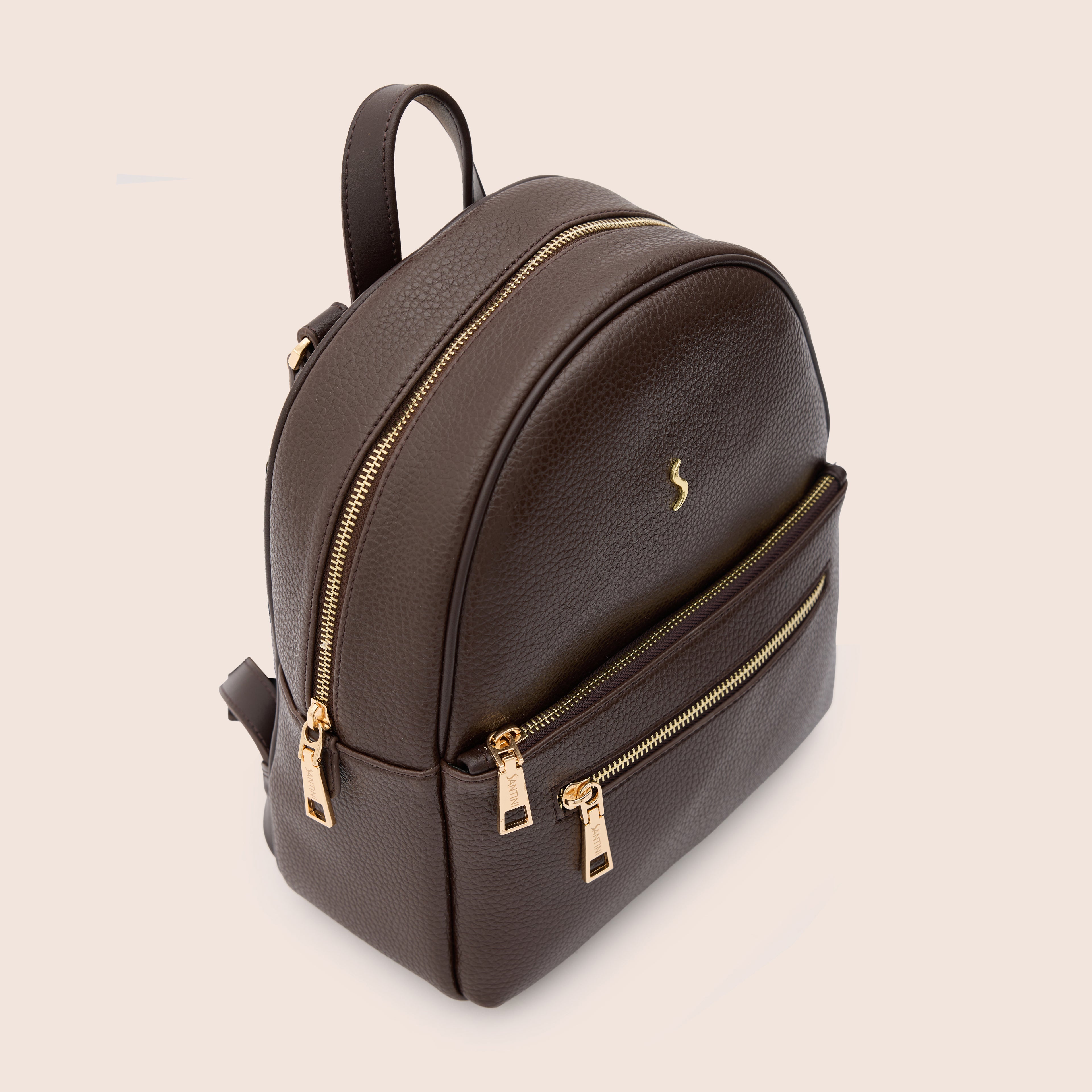 VELA BACKPACK - MOCHA BROWN - SANTINI SANTINI Çanta Kahverengi