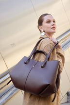 ELENOR LARGE - MOCHA BROWN