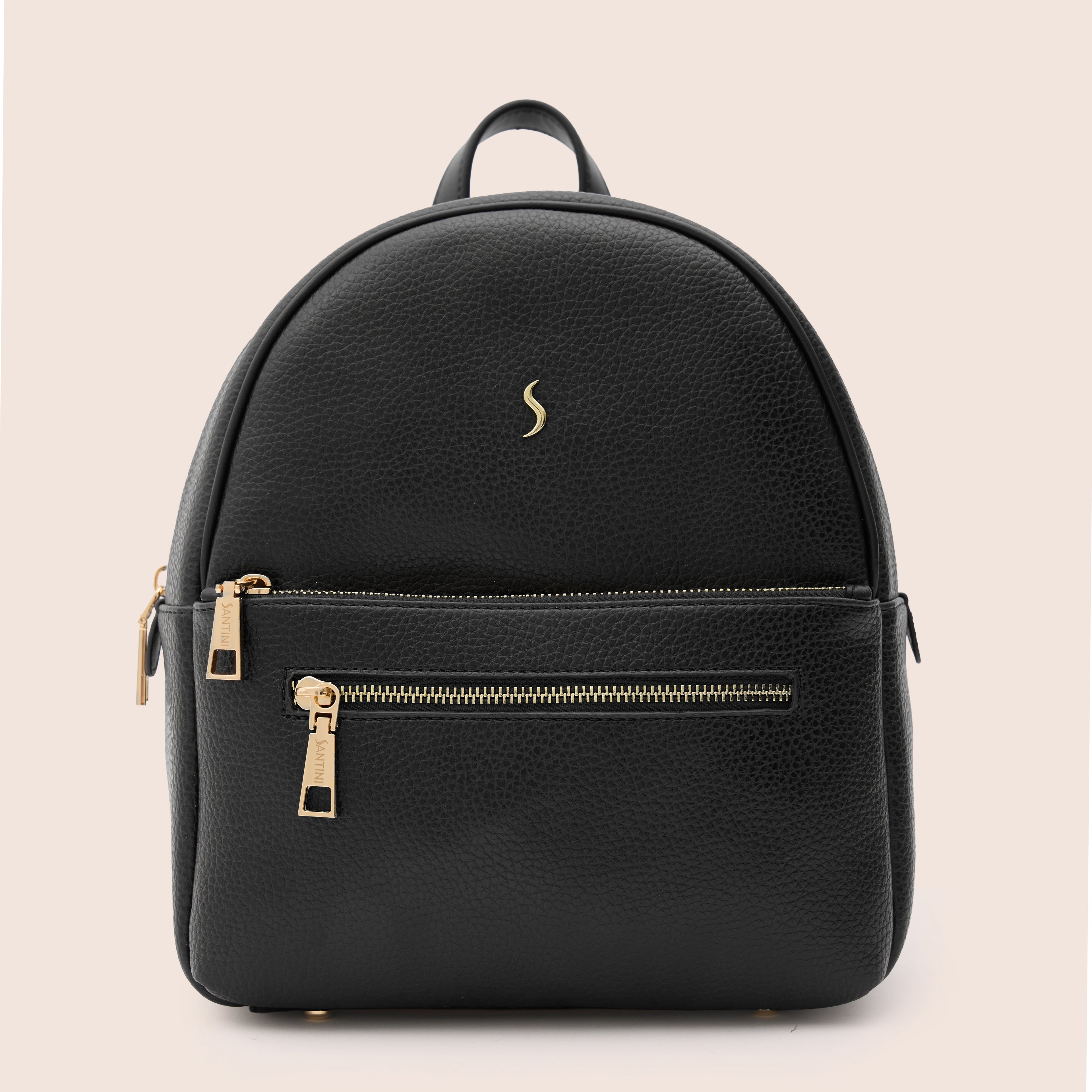 VELA BACKPACK - NOIR BLACK - SANTINI SANTINI Çanta Siyah
