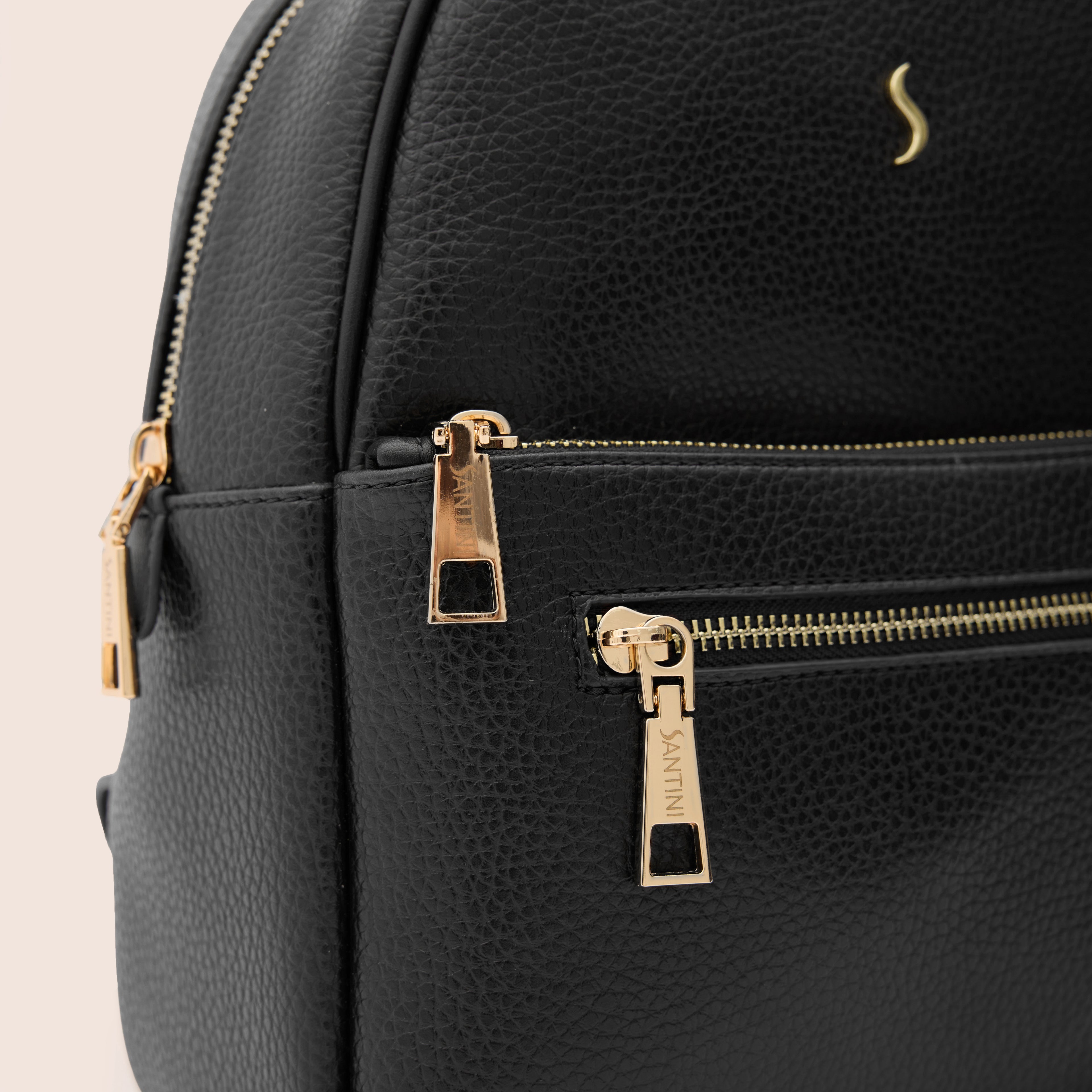 VELA BACKPACK - NOIR BLACK - SANTINI SANTINI Çanta Siyah