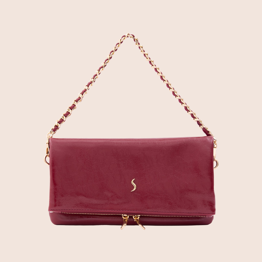 LIOR FOLD - MERLOT - SANTINI SANTINI Çanta Vişne Çürüğü