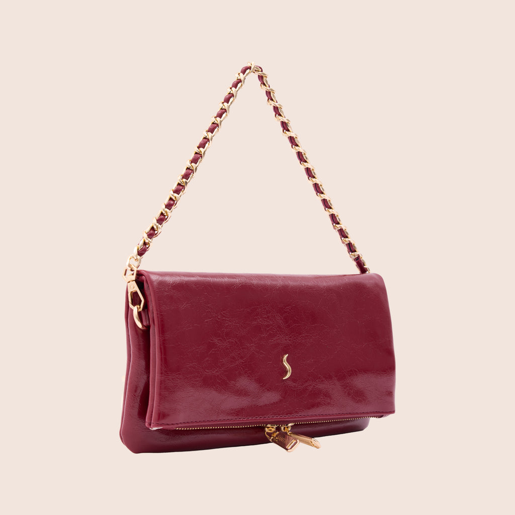 LIOR FOLD - MERLOT - SANTINI SANTINI Çanta Vişne Çürüğü