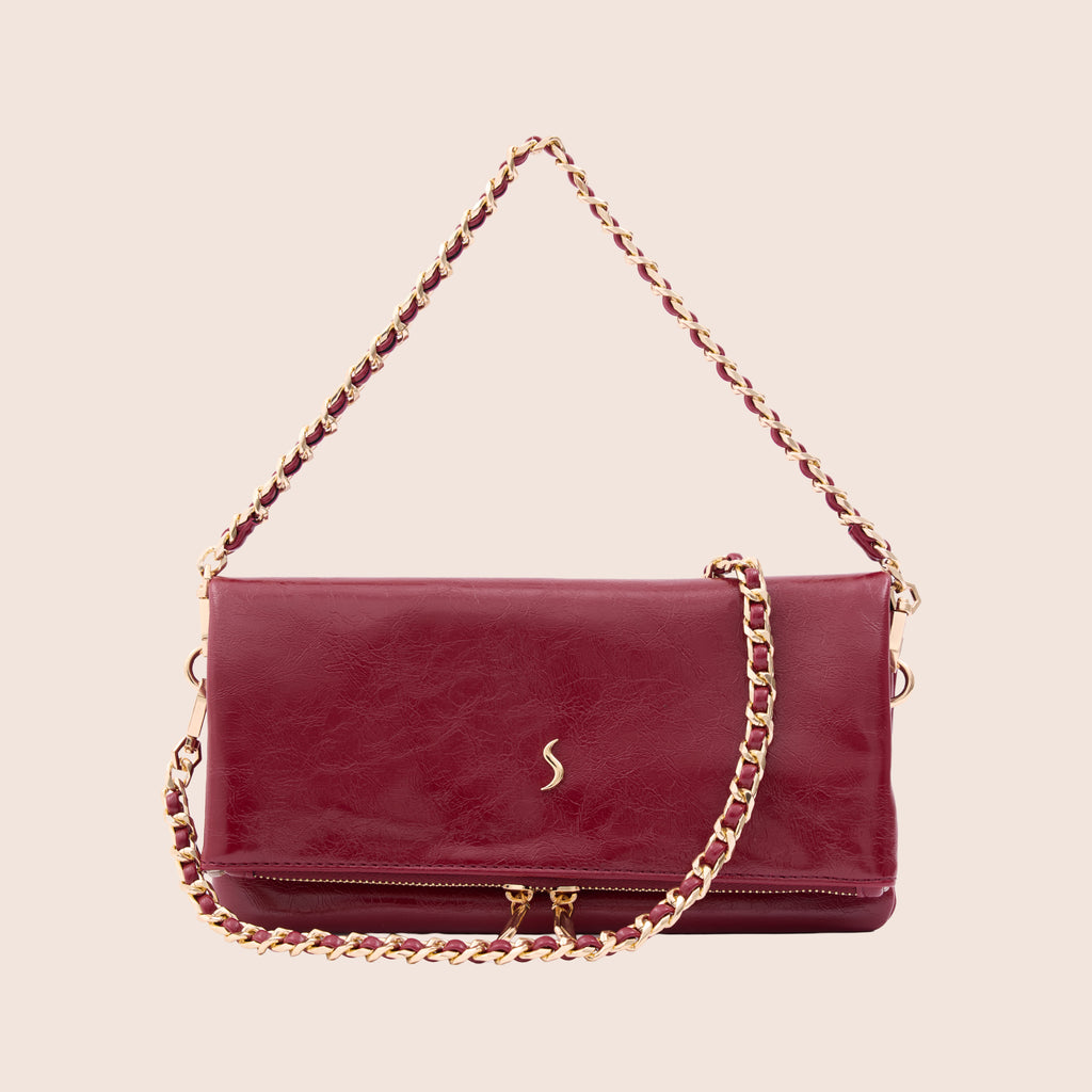 LIOR FOLD - MERLOT - SANTINI SANTINI Çanta Vişne Çürüğü