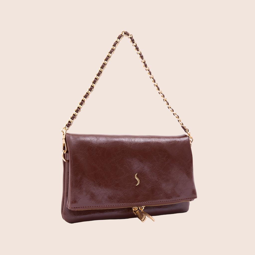 LIOR FOLD - MOCHA BROWN - SANTINI SANTINI Çanta Kahverengi