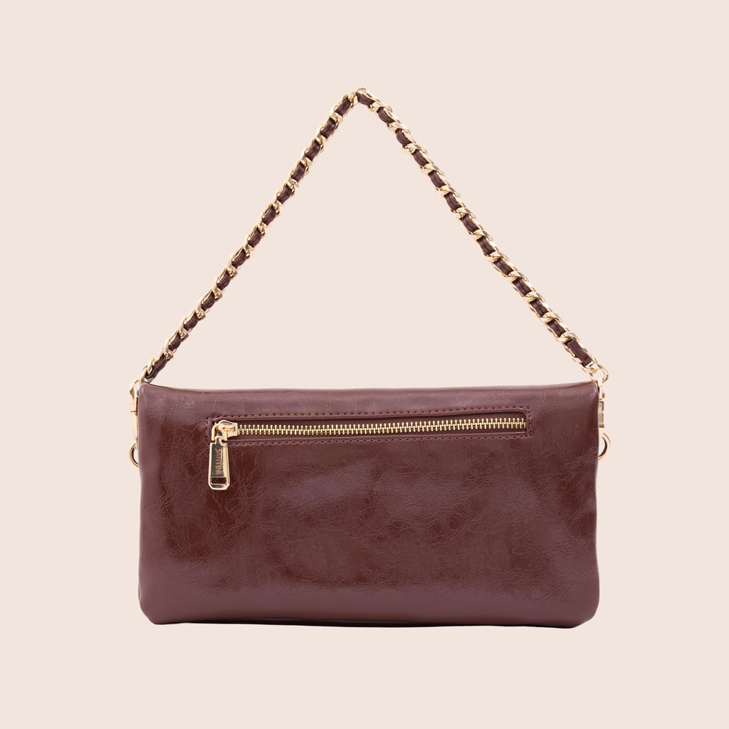 LIOR FOLD - MOCHA BROWN - SANTINI SANTINI Çanta Kahverengi