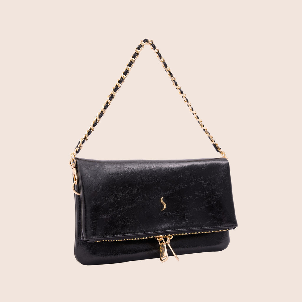 LIOR FOLD - ONYX BLACK - SANTINI SANTINI Çanta Siyah