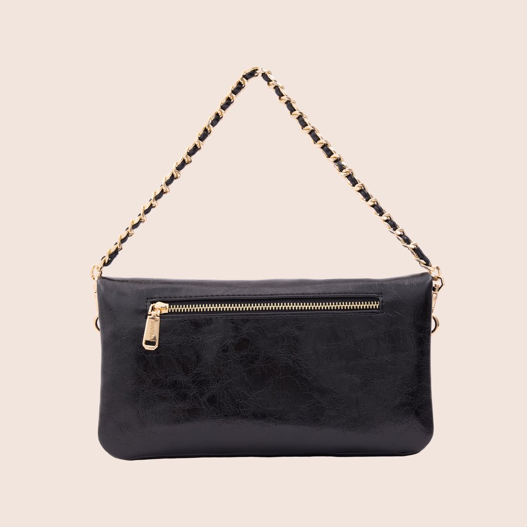 LIOR FOLD - ONYX BLACK - SANTINI SANTINI Çanta Siyah