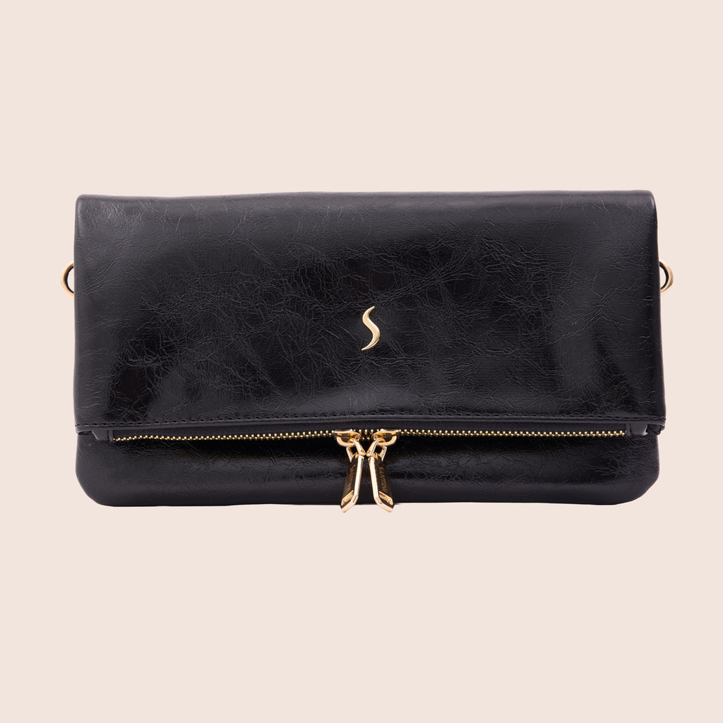 LIOR FOLD - ONYX BLACK - SANTINI SANTINI Çanta Siyah