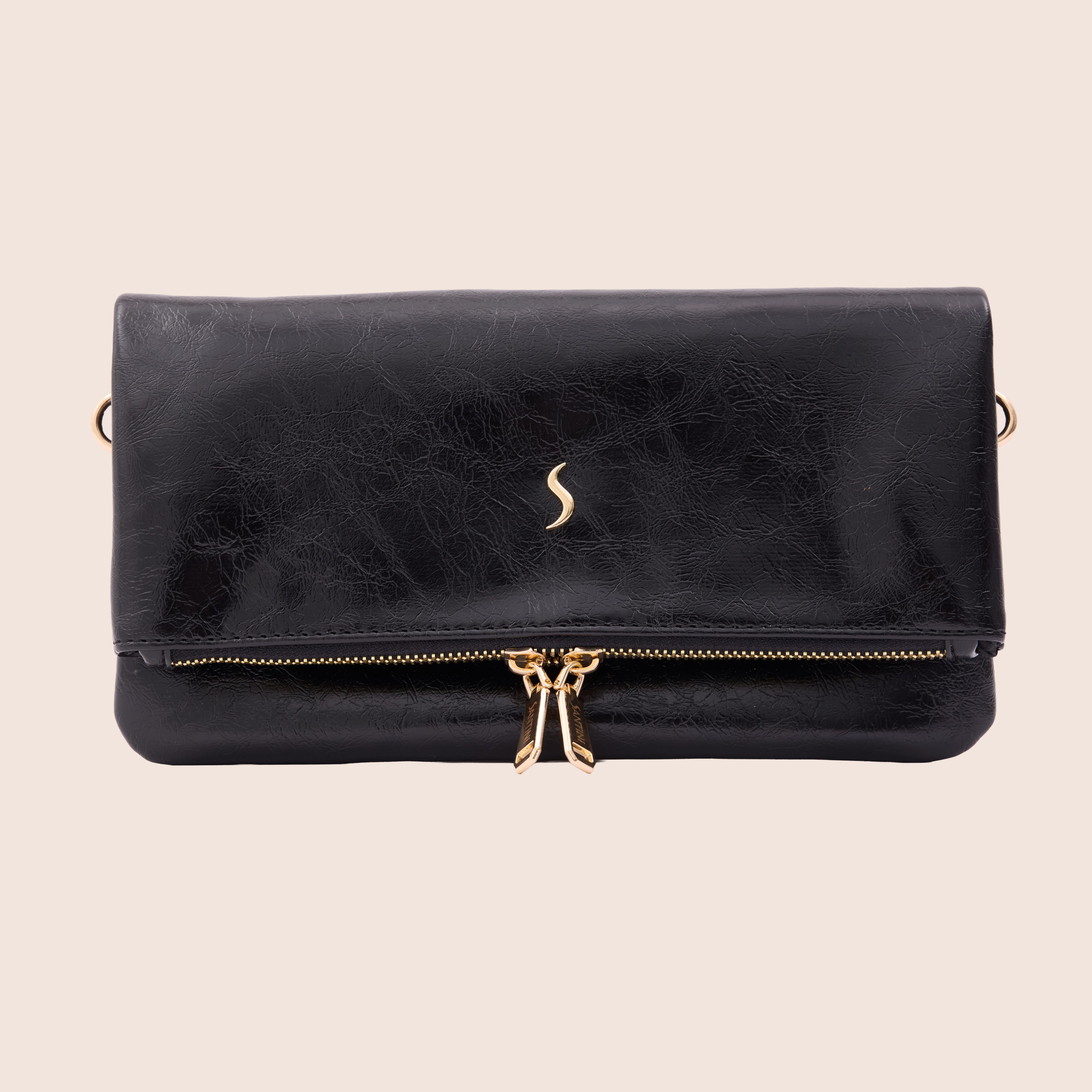 LIOR FOLD - ONYX BLACK - SANTINI SANTINI Çanta Siyah