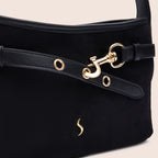 SERENA SUEDE - MIDNIGHT BLACK - SANTINI SANTINI Çanta Siyah