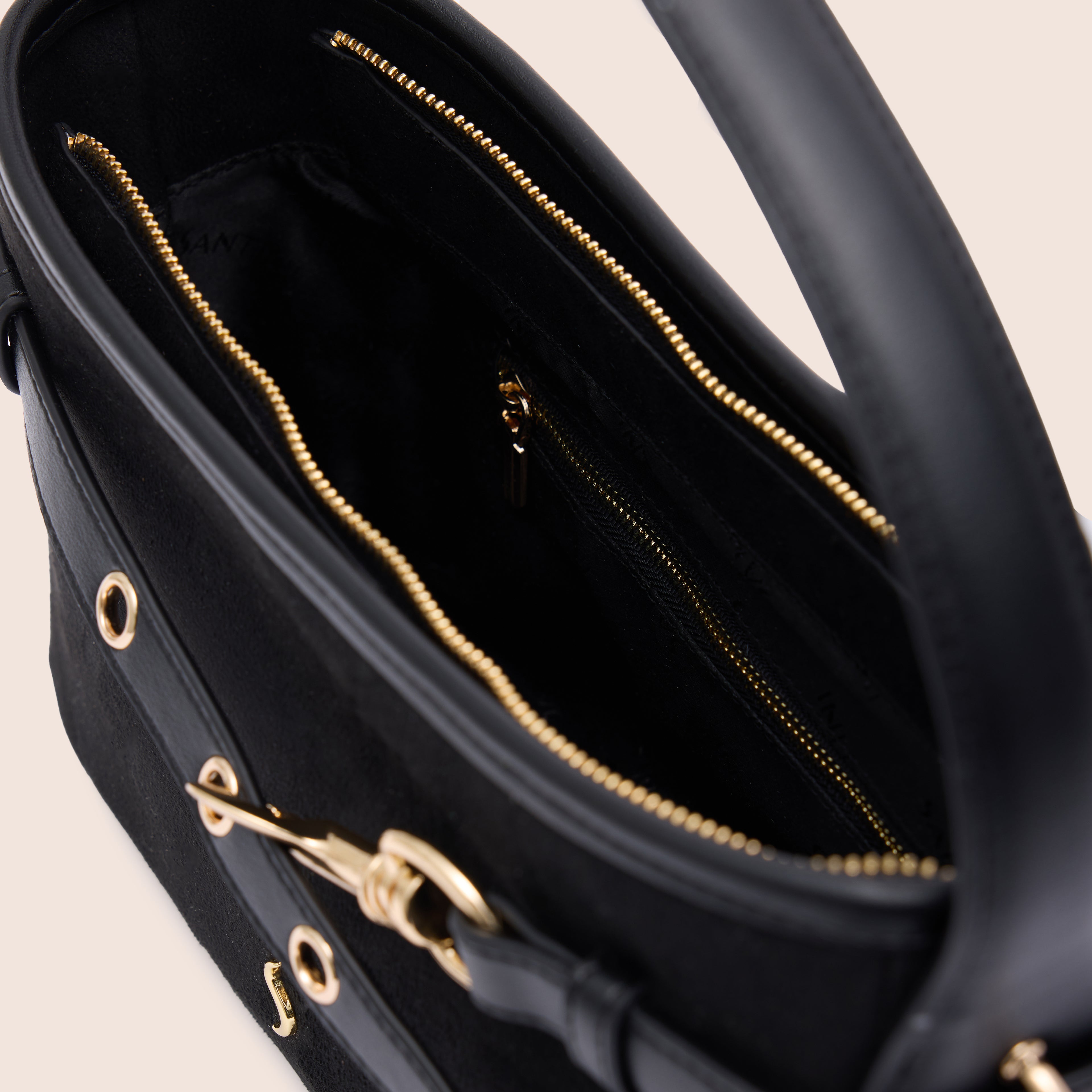 SERENA SUEDE - MIDNIGHT BLACK - SANTINI SANTINI Çanta Siyah